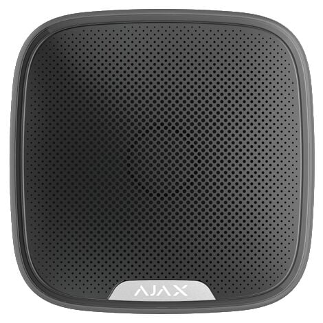 Sirena Da Esterno Ajax Street - Bianca, Wireless, Con Luce E Allarme, Resistente Alle Intemperie