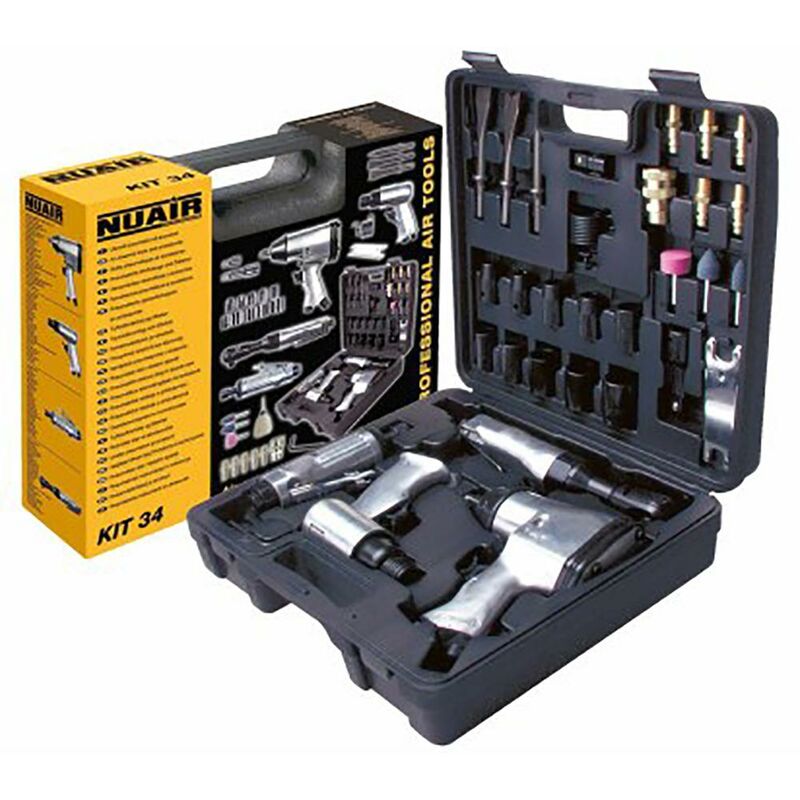 HYUNDAI Kit 6 outils pneumatique - 48 Accessoires H48M