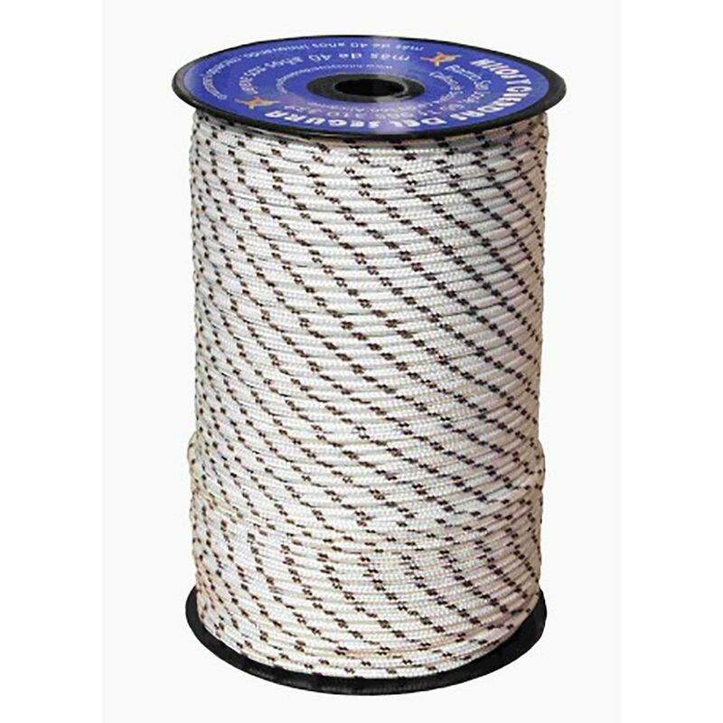 Corde 10mm x 100m Polyestere double tresse 3/8 X 330 pieds