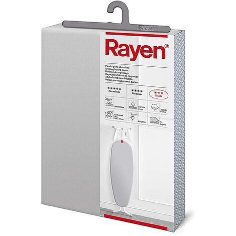 RAYEN - Housse table à repasser Medium easy clip XXL - 150 x 55 cm -  carreaux multicolores