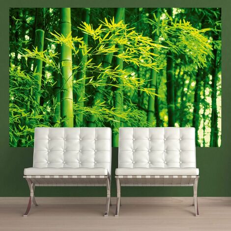 Poster XXL Bamboo Forest Asian Nature Grande poster mural 175x115 cm