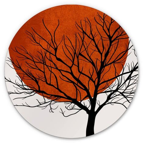 Tableau Arbre De Vie Rouge