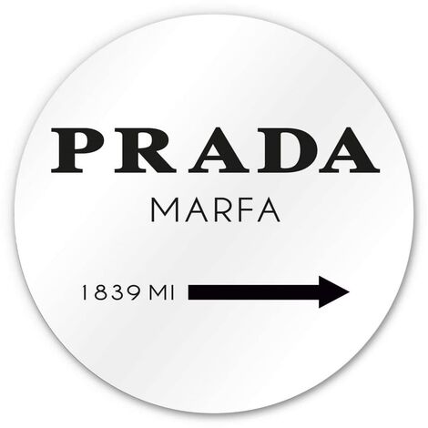 Tableau en noir et blanc Prada Marfa II