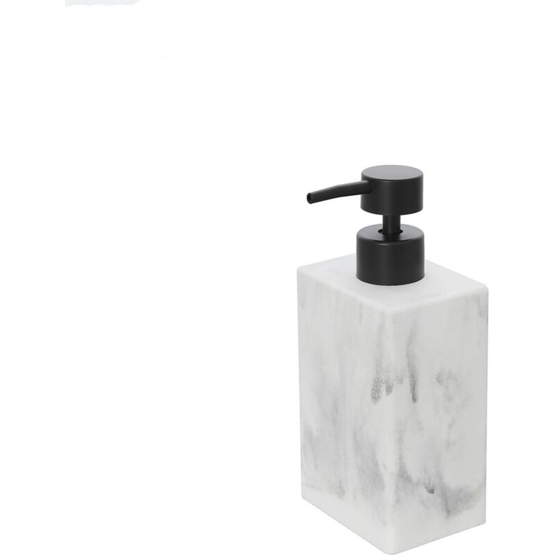 Douceur D'Intérieur Dispenser Sapone Granite – Eleganza In Poliresina Per Il Tuo Bagno, 7x16cm