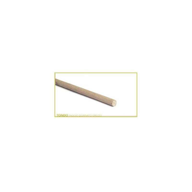 BRICO MARKET SRL  BASTONE ZIGRINATO D.1X100CM IN LEGNO DURO