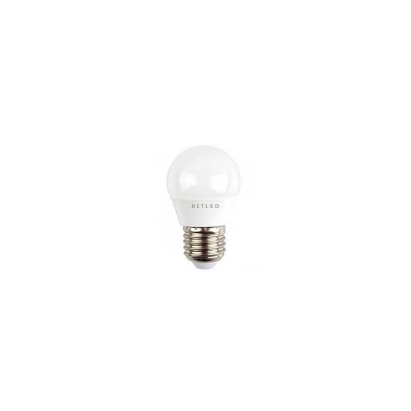 Lampadina led e27 4w 3000k 430lm sfera trasparente filamento bulbo