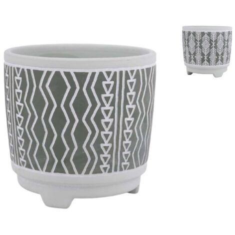 Vaso Deco Mashaba Verde Grigio - 50x21x46 cm