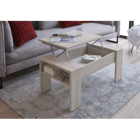 TAVOLO BASSO ANDREA 100X50XH42,5CM OLMO