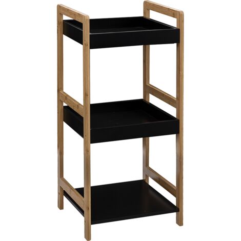 Scaffalatura Mobile WERKA PRO Con 5 Ripiani – Bianca, In MDF, 62x80x17 Cm, Per Bagno E Camera
