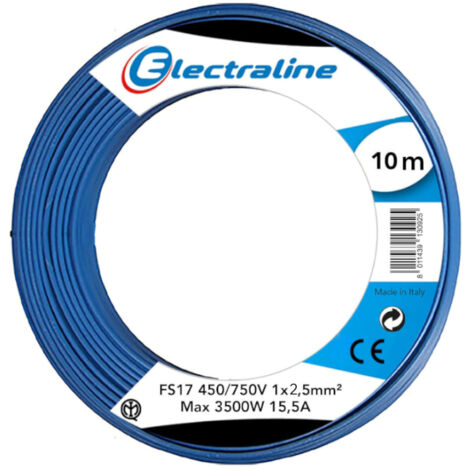 CAVO UNIPOLARE FS17 450/750V 1X2,5 10M BLU