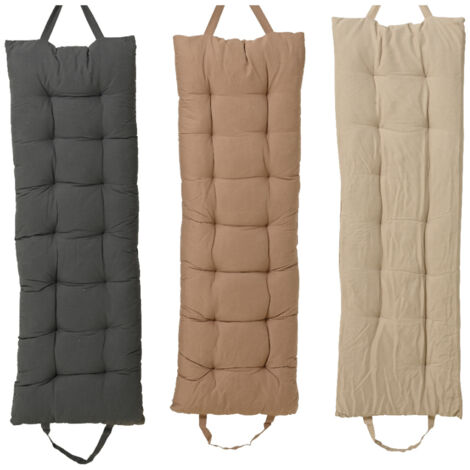 CUSCINO PER PANCHE 120X40XH11CM IN 3 COLORI.