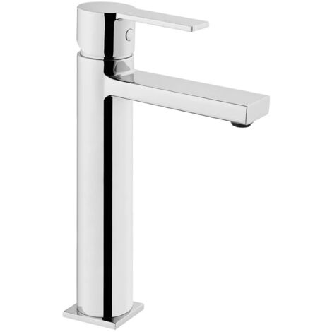 MISCELATORE ALTO LAVABO FLO S H300MM CROMO. (1/2)