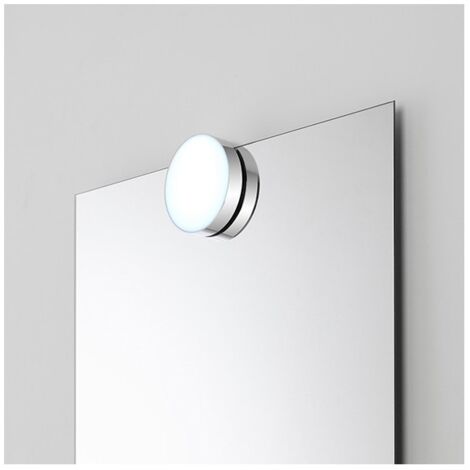 LAMPADA LED 4W 10X3,2CM IP44 ABS CROMO. (1/2)