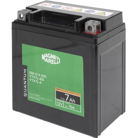 BATTERIA MOTO QUANTUM 7AH AGM-CCA 75A DX (1/3)