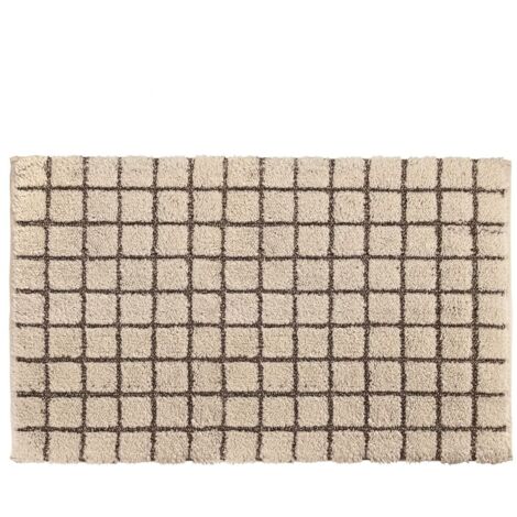 TAPPETO PLAZA 60X110CM COLOR NATURALE IN COTONE (1/2)