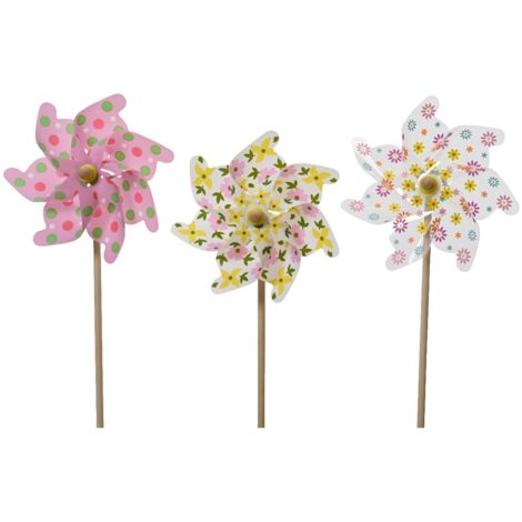 GIRANDOLA COLORATA 31X14XH75CM PVC 3 MODELLI ASS.