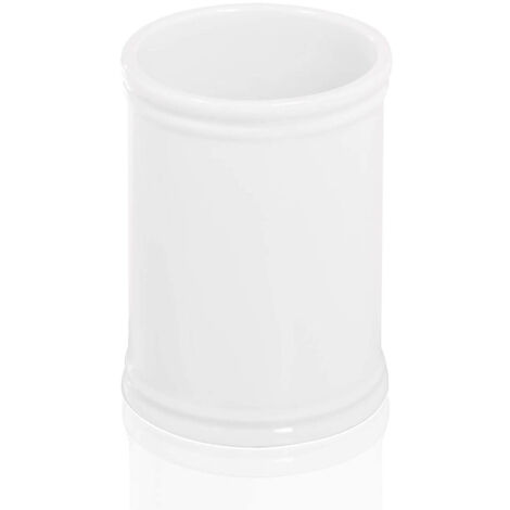 PORTASPAZZOLINI IMPERO D.8XH12CM BIANCO