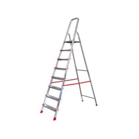 SCALA DOMINA EN 8 GRADINI 55X11XH252CM MAX 150KG. (1/3)
