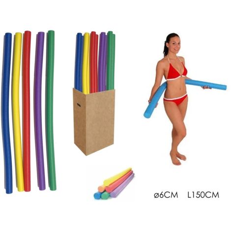 TUBO GALLEGGIANTE FITNESS 150X6CM 6 COLORI.
