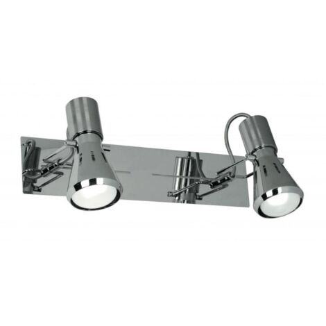BARRA 2 SPOT CADILLAC E14 32XH16CM CROMO (1/2)