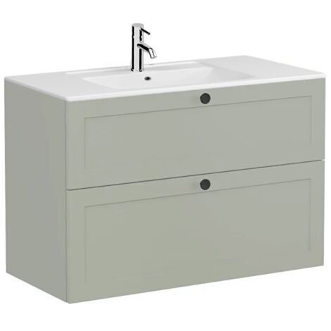 MOBILE BAGNO ROOT 100X46XH69CM VERDE RETRO OPACO S (1/2)