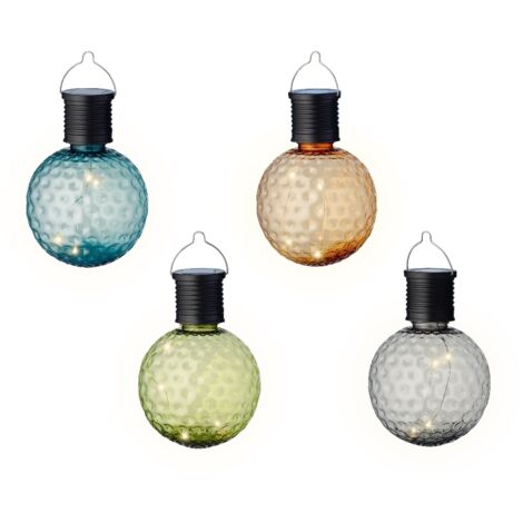 LAMPADINA SOLARE D.7,8XH11,2CM IN PLASTICA 4 COLO. (1/3)