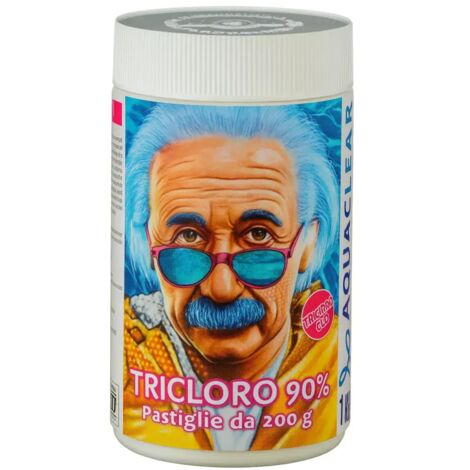 Pastiglie di Cloro Lento 200 g per Piscine da 1 kg Senza Acido Borico (1/3)