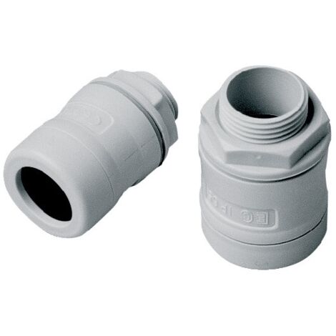 RACCORDO BLOCCATUBO IP65 TUBO/SCATOLA D.20MM.