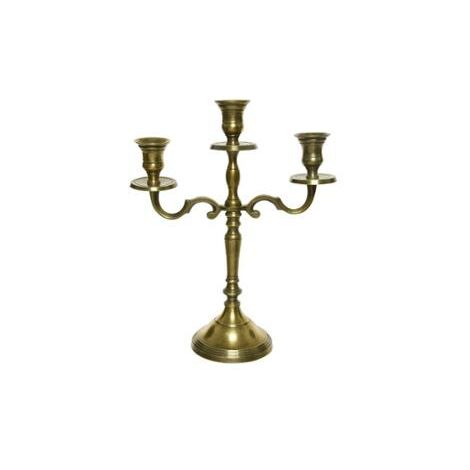 Candelabro in Alluminio Oro