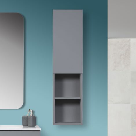 COLONNA PENSILE UP/DOWN 30X25XH115CM GRIGIA