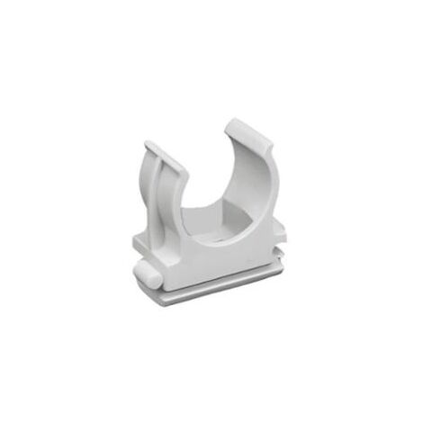 CLIPS FISSATUBO A SCATTO PER TUBI DA 25MM