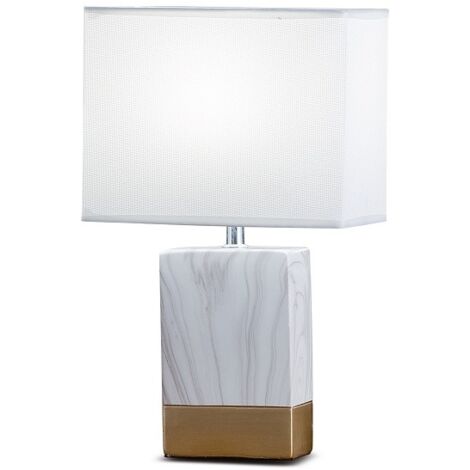 LAMPADA IN CERAMICA MARBLE 12X67XH39CM IN 2 COLORI