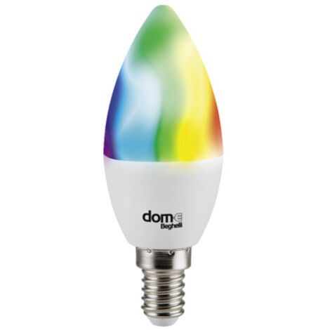 Lampadina Smart Oliva Wi-Fi RGB Colorata Colori Beghelli Smartphone Domotica