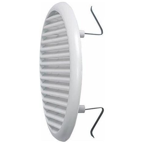 Idro Bric Griglia Aerazione Universale in Plastica Bianca con Molle 140mm