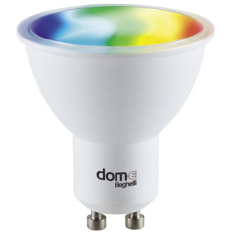 Lampadina Smart Spot Wi-Fi RGB GU10 Colori Beghelli Smartphone Domotica
