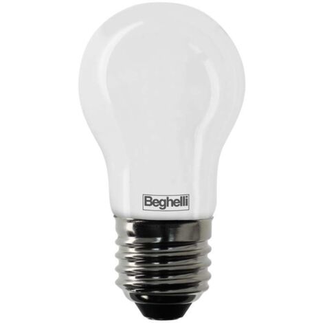 Beghelli LAMPADA LED SFERA E27 6W 4000K TUTTOVETRO OPALE (1/4)
