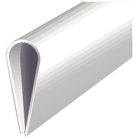 PROFILO A MORSA 15X0,9X1000MM PVC BIANCO