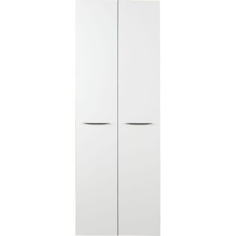 COPPIA ANTE DISEGNO 75XH210CM BIANCHE LACCATE