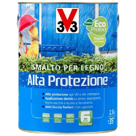 SMALTO LEGNO 2,5L MARRONE ALTA PROTEZIONE