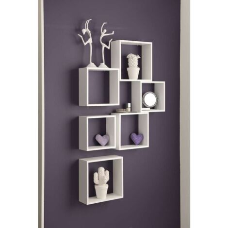 SET 3 CUBI PVC BIANCO 30X27X24CM (1/3)