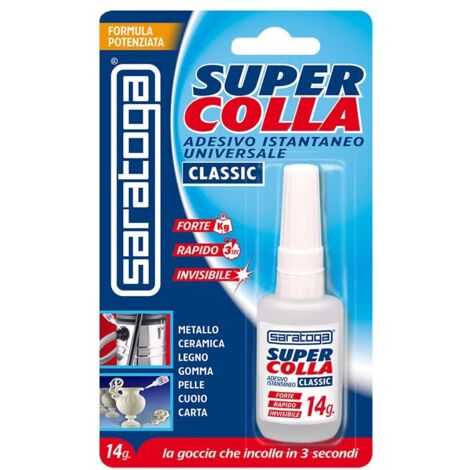 Saratoga ADESIVO ISTANTANEO SUPERCOLLA CLASSIC 14GR
