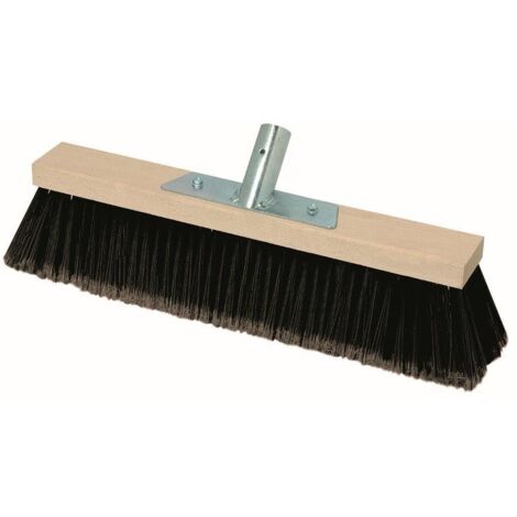 SCOPA INDUSTRIALE IN LEGNO E SETOLE PVC 40CM