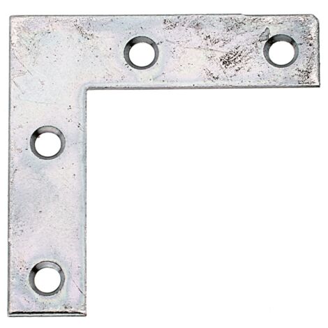 SQUADRETTA ANGOLARE 40X40X10MM PIATTA ZINCATA (1/2)