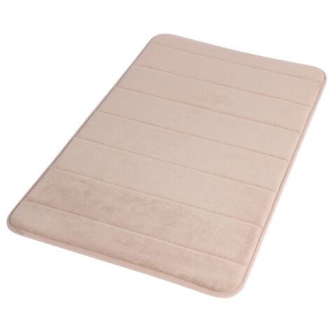 Tappeto memory foam beige 40x60 cm