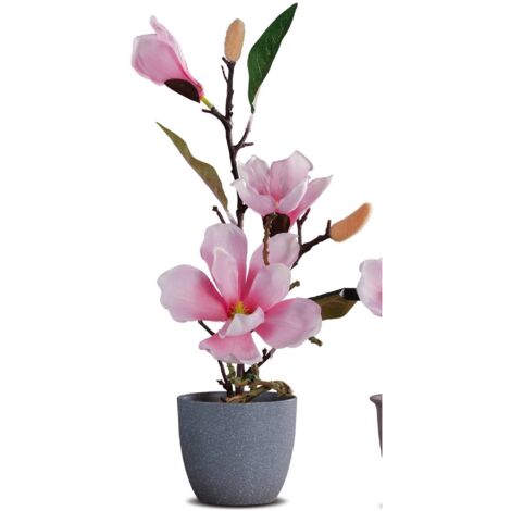 Lamela Vaso Da Fiori Magnolia – Altezza 18,5 Cm, Diametro 22 Cm – Colore Antracite, Design Moderno