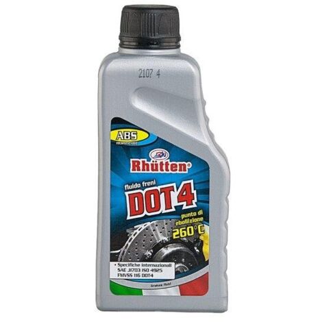 LIQUIDO FLUID FRENI DOT 4 250ML SET 5 PEZZI - RHUTTEN