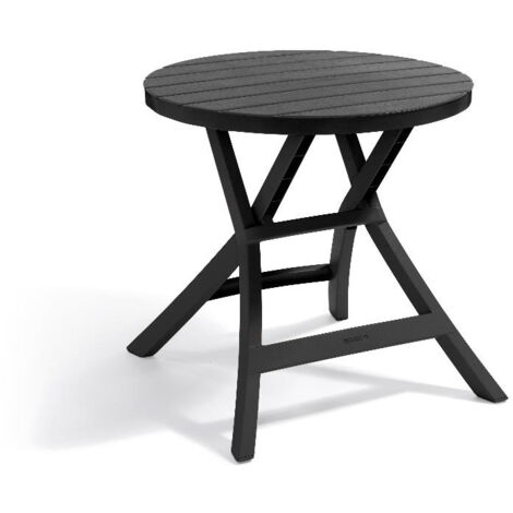 Keter TAVOLO PIEGHEVOLE OREGON D.70XH62CM GRAFITE