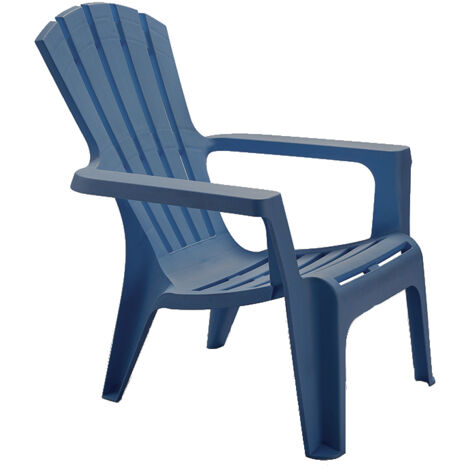 SEDIA MARYLAND MIAMI BLU 80X73XH88CM IN RESINA