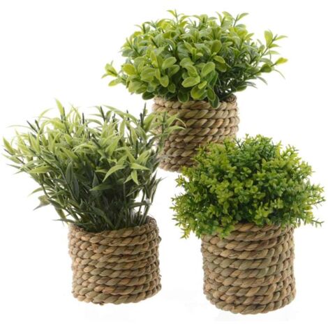 Kaemingk Pianta Artificiale - Verde - Vaso Ø16x13cm