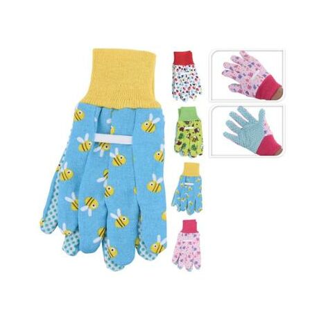 GUANTI DA GIARDINAGGIO PER BAMBINI IN 4 ASSORTIMEN
